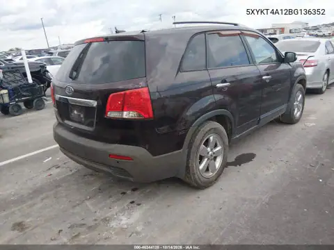 5XYKT4A12BG136352 — 2011 Kia Sorento, фото 5 с аукциона IAAI, Естественный износ
