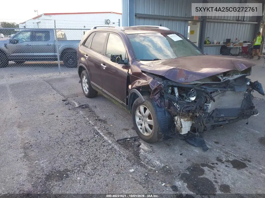2012 Kia Sorento Lx V6 VIN 5XYKT4A25CG272761 фото 1