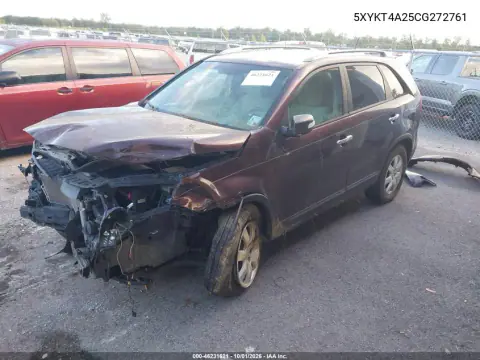 2012 Kia Sorento Lx V6 VIN 5XYKT4A25CG272761 фото 2