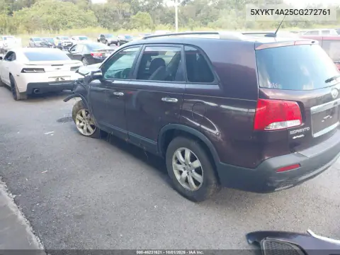 2012 Kia Sorento Lx V6 VIN 5XYKT4A25CG272761 фото 3