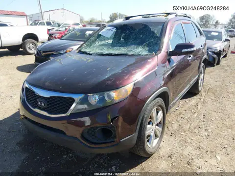 2012 Kia Sorento Ex VIN 5XYKU4A69CG248284 фото 3
