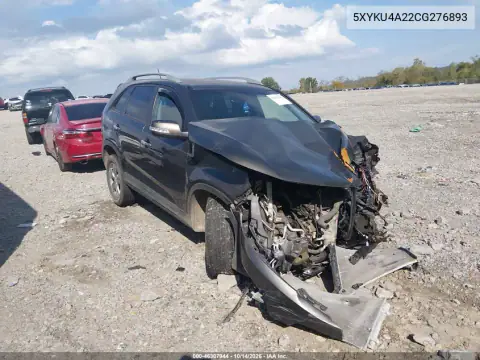 5XYKU4A22CG276893 — 2012 Kia Sorento, Неизвестные повреждения, фото до ремонта
