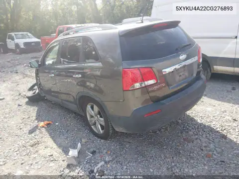 5XYKU4A22CG276893 — 2012 Kia Sorento, фото 3 с аукциона IAAI, Не указано