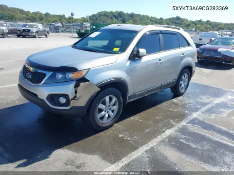2012 Kia Sorento Lx VIN 5XYKT3A69CG283369 фото 3