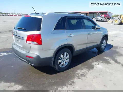 2012 Kia Sorento Lx VIN 5XYKT3A69CG283369 фото 5
