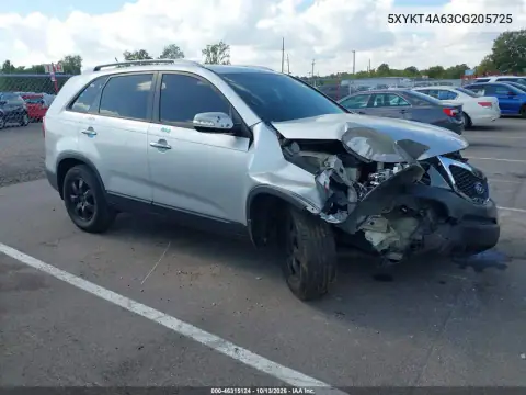 5XYKT4A63CG205725 — 2012 Kia Sorento, Не указано, фото до ремонта