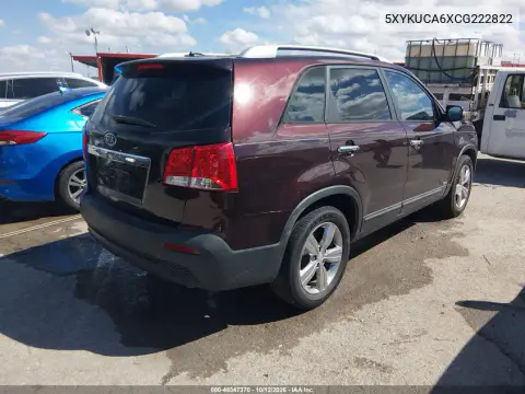 2012 Kia Sorento Ex VIN 5XYKUCA6XCG222822 фото 4