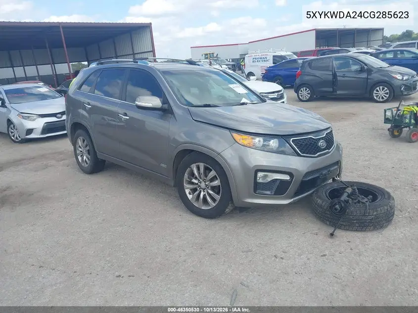 5XYKWDA24CG285623 Kia Sorento 2012 — повреждение Передняя часть слева, фото до ремонта