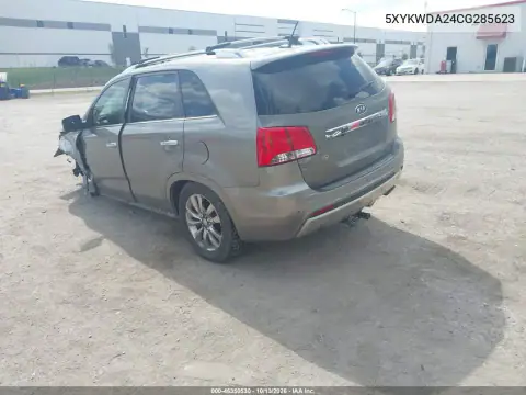 5XYKWDA24CG285623 — 2012 Kia Sorento, фото 3 с аукциона IAAI, Передняя часть слева