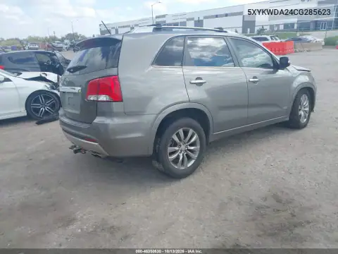5XYKWDA24CG285623 — 2012 Kia Sorento, фото 4 с аукциона IAAI, Передняя часть слева