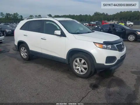 5XYKT4A20DG388547 — 2013 Kia Sorento, Левая сторона, фото до ремонта