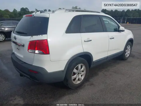 2013 Kia Sorento Lx V6 VIN 5XYKT4A20DG388547 фото 5