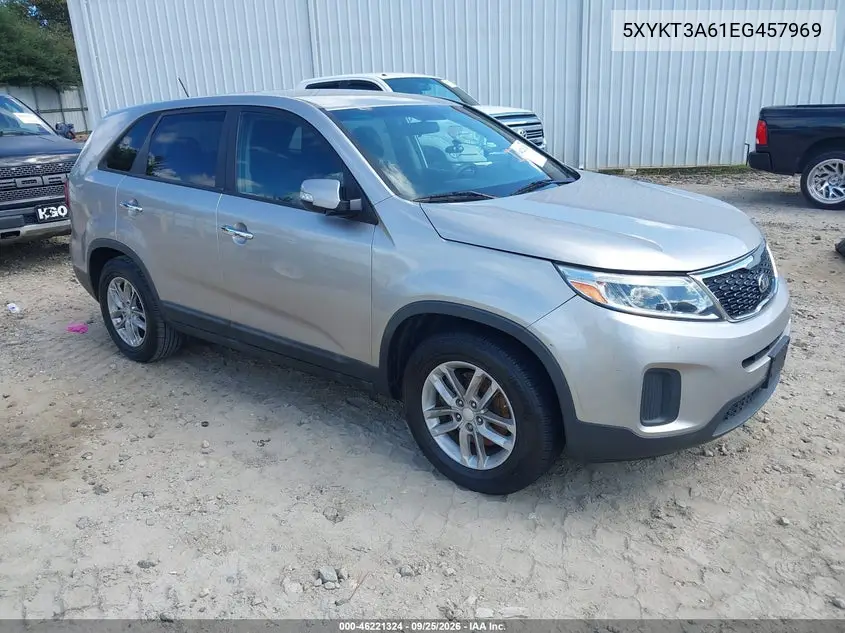 2014 Kia Sorento Lx VIN 5XYKT3A61EG457969 фото 1