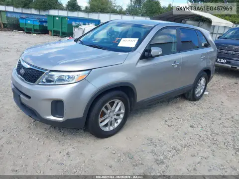 2014 Kia Sorento Lx VIN 5XYKT3A61EG457969 фото 2