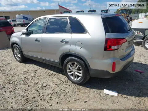 2014 Kia Sorento Lx VIN 5XYKT3A61EG457969 фото 3