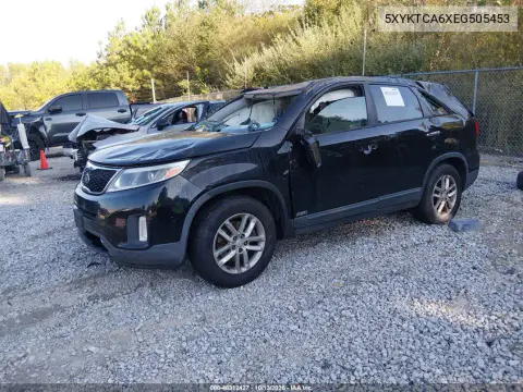 2014 Kia Sorento Lx VIN 5XYKTCA6XEG505453 фото 3