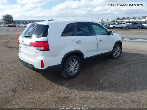 2014 Kia Sorento Lx VIN 5XYKT3A63EG426075 фото 5