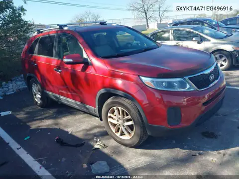 5XYKT4A71EG496916 — 2014 Kia Sorento, Естественный износ, фото до ремонта