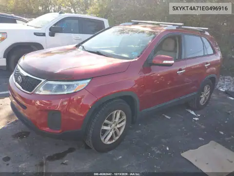 5XYKT4A71EG496916 — 2014 Kia Sorento, фото 3 с аукциона IAAI, Естественный износ