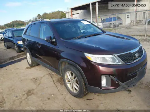 5XYKT4A60FG592450 — 2015 Kia Sorento, Естественный износ, фото до ремонта