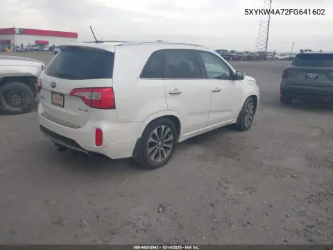 5XYKW4A72FG641602 — 2015 Kia Sorento, фото 5 с аукциона IAAI, Передняя часть