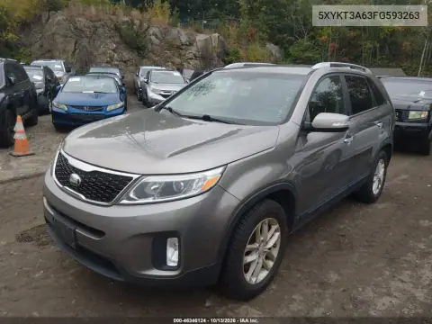 5XYKT3A63FG593263 — 2015 Kia Sorento, фото 3 с аукциона IAAI 20.10.2026, Естественный износ