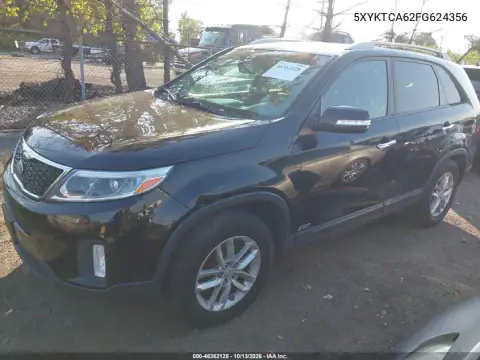 5XYKTCA62FG624356 — 2015 Kia Sorento, фото 2 с аукциона IAAI, Естественный износ