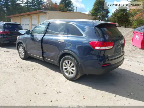 2016 Kia Sorento 2.4L Lx VIN 5XYPGDA3XGG096802 фото 4