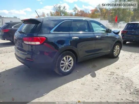 2016 Kia Sorento 2.4L Lx VIN 5XYPGDA3XGG096802 фото 5