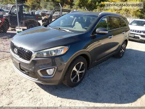 2016 Kia Sorento 3.3L Ex VIN 5XYPHDA54GG100857 фото 3