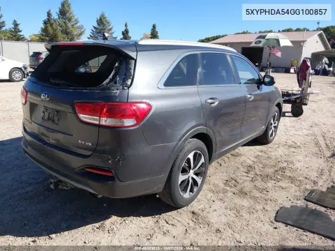 2016 Kia Sorento 3.3L Ex VIN 5XYPHDA54GG100857 фото 5