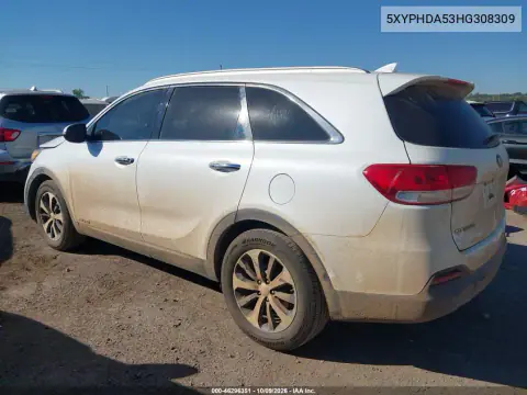 2017 Kia Sorento 3.3L Ex VIN 5XYPHDA53HG308309 фото 4