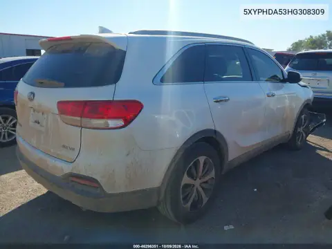 2017 Kia Sorento 3.3L Ex VIN 5XYPHDA53HG308309 фото 5