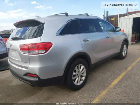 2017 Kia Sorento 2.4L Lx VIN 5XYPGDA32HG188617 фото 4