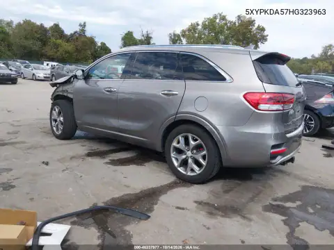 5XYPKDA57HG323963 — 2017 Kia Sorento, фото 4 с аукциона IAAI, Передняя часть