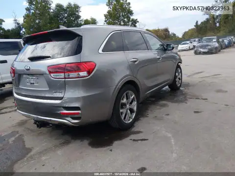 5XYPKDA57HG323963 — 2017 Kia Sorento, фото 5 с аукциона IAAI, Передняя часть