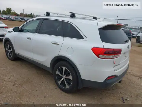 2018 Kia Sorento Ex VIN 5XYPHDA56JG360152 фото 4