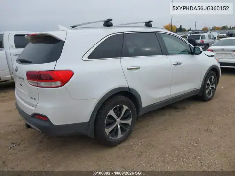 2018 Kia Sorento Ex VIN 5XYPHDA56JG360152 фото 5