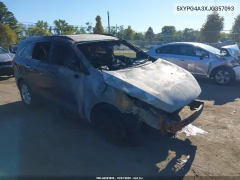 5XYPG4A3XJG357093 — 2018 Kia Sorento, Пожар, фото до ремонта