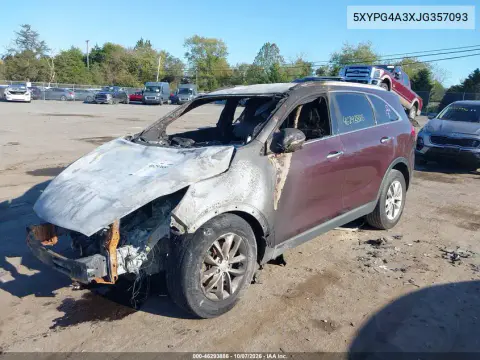 2018 Kia Sorento 2.4L Lx VIN 5XYPG4A3XJG357093 фото 2