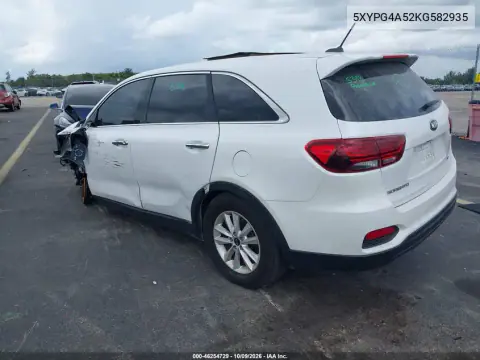2019 Kia Sorento 3.3L Lx VIN 5XYPG4A52KG582935 фото 4
