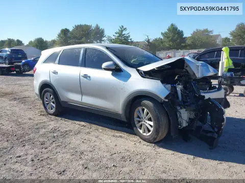 5XYPGDA59KG441795 — 2019 Kia Sorento, Повреждения со всех сторон, фото до ремонта