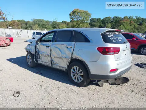 2019 Kia Sorento 3.3L Lx VIN 5XYPGDA59KG441795 фото 3
