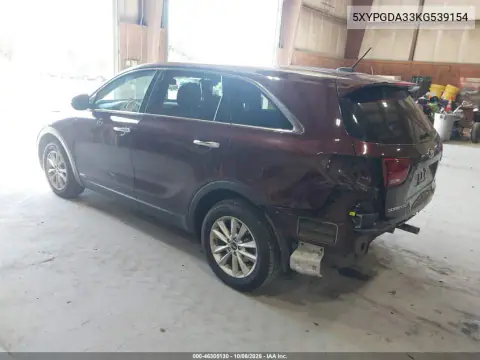 2019 Kia Sorento 2.4L Lx VIN 5XYPGDA33KG539154 фото 4