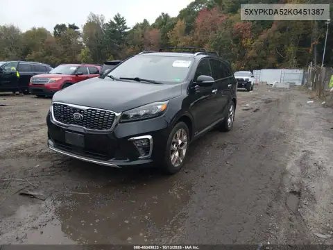 5XYPKDA52KG451387 — 2019 Kia Sorento, фото 3 с аукциона IAAI 20.10.2026, Естественный износ
