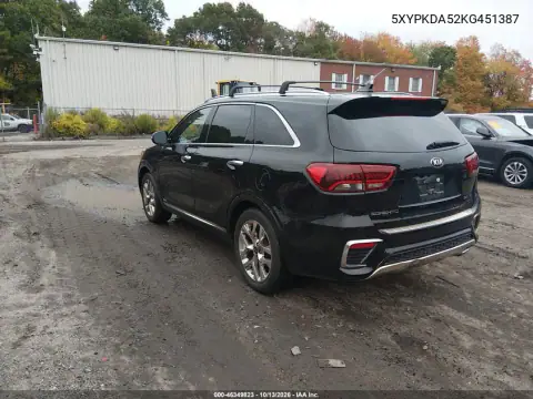 5XYPKDA52KG451387 — 2019 Kia Sorento, фото 4 с аукциона IAAI 20.10.2026, Естественный износ