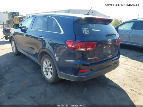 5XYPG4A32KG468741 — 2019 Kia Sorento, фото 4 с аукциона IAAI, Правый бок