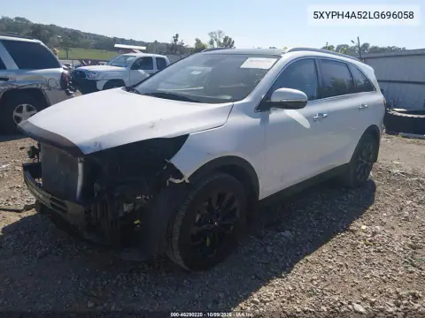 2020 Kia Sorento 3.3L Ex VIN 5XYPH4A52LG696058 фото 3