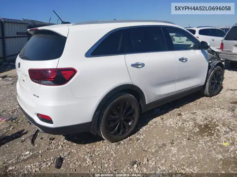 2020 Kia Sorento 3.3L Ex VIN 5XYPH4A52LG696058 фото 5