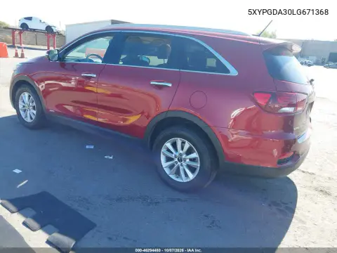 2020 Kia Sorento 2.4L Lx VIN 5XYPGDA30LG671368 фото 4